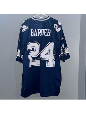Marion Barber III Blue Dallas Cowboys #24 Throwback Authentic Reebok NFL Jersey